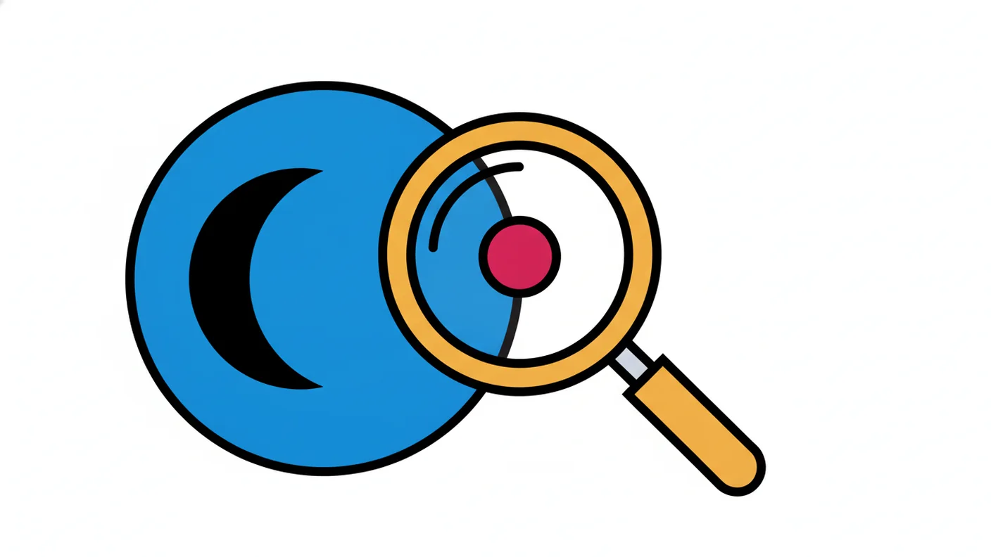 Abstract illustration: one large open circle beside a far smaller solid one, with concentric rings suggesting orders of magnitude between them